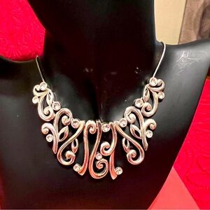 Brighton Concerto Silver and Swarovski Uniquely Made Necklace!